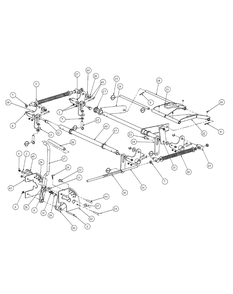 Lift Assembly (Nov. 2003 And Prior) Diagram and Parts List for M48-HN 53AB5E6V750-20-HP Cub Cadet Lawn Tractor